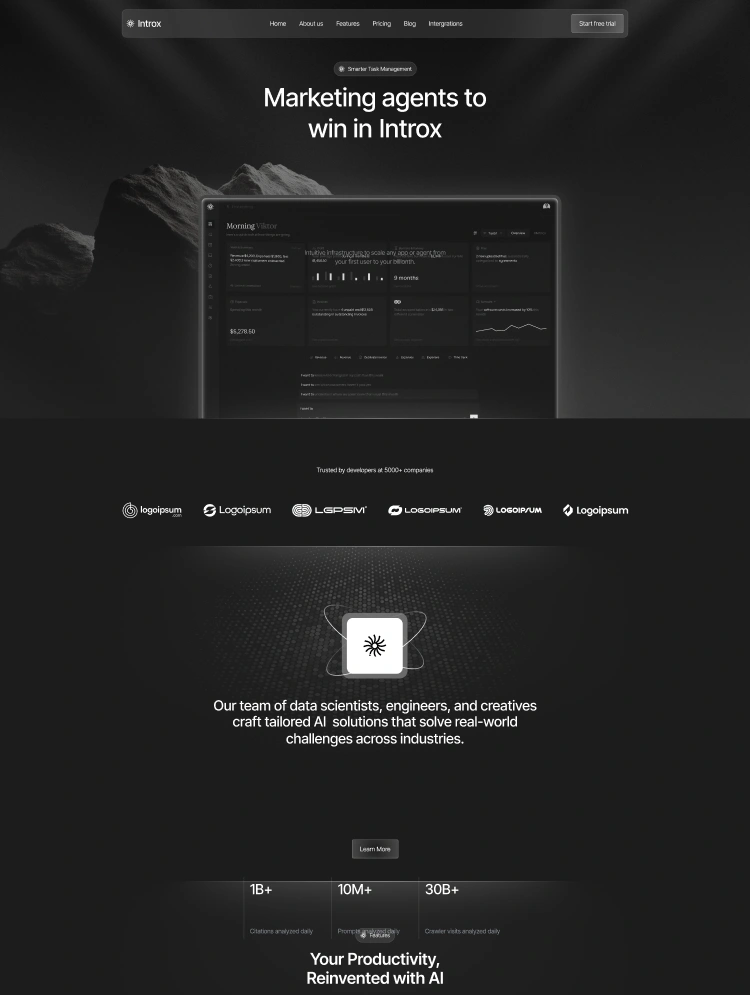 Maquette de site web