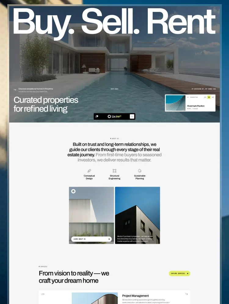 Maquette de site web