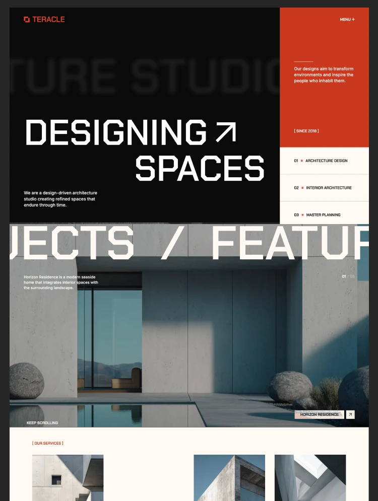 Maquette de site web